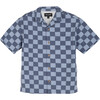 Scottie Cabana Shirt, Indigo Checker - Shirts - 1 - thumbnail