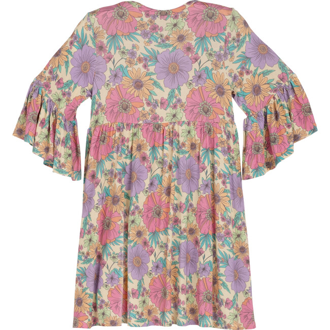 Maria Ruffle Dress, Pastel Floral - Dresses - 2