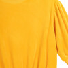 Women's Alice Puff Sleeve Top, Saffron - Shirts - 2 - thumbnail