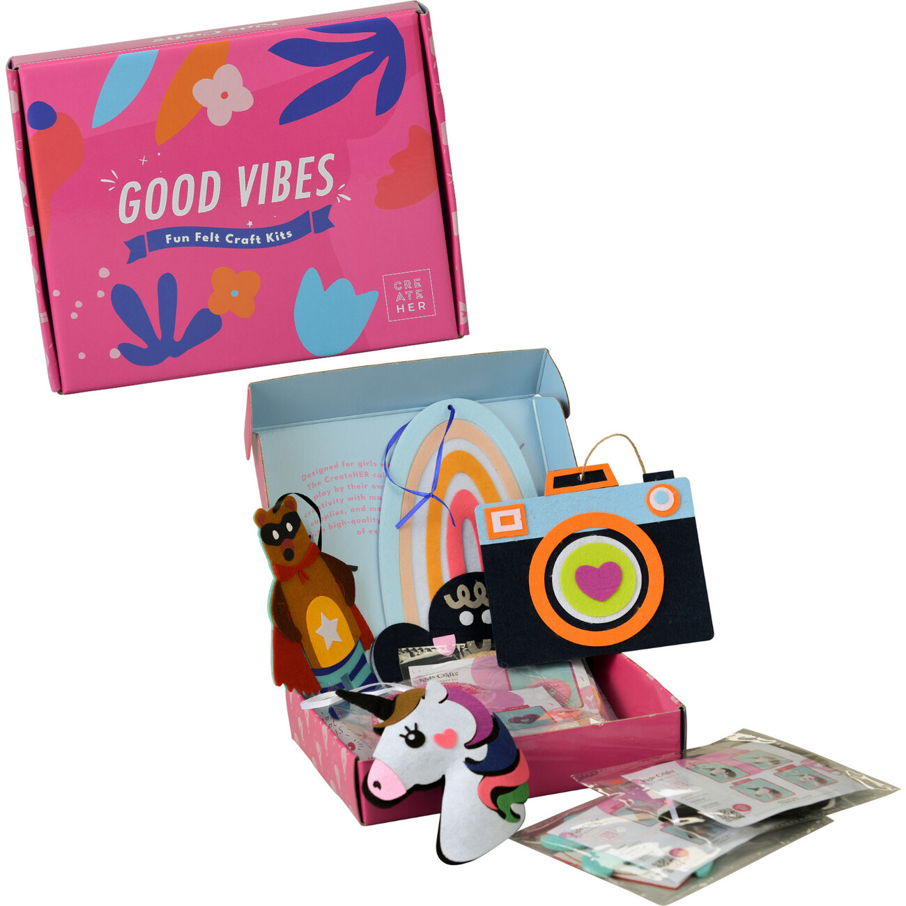 Good Vibes Felt Craft Kits - Kids Crafts