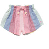 Theodore Faux Tie  Shorts, Multi Wide Stripe - Shorts - 1 - thumbnail