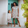 Women's Kalani Dress, Watercolor Brush - Dresses - 2