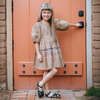 Maribelle 3/4 Puff Sleeve Dress, Mini Leopard - Dresses - 2