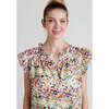 Women's Kalani Dress, Watercolor Brush - Dresses - 3