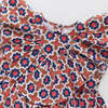 Raphaela Sleeveless Geometric Print Dress, Terracotta Tile - Dresses - 3