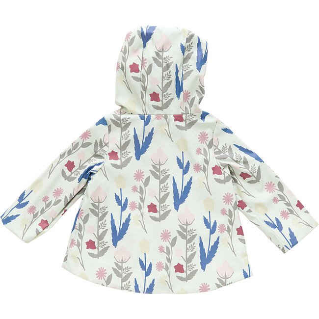Rafa Zipper Raincoat, Paper Floral - Raincoats - 6