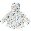 Rafa Zipper Raincoat, Paper Floral - Raincoats - 6