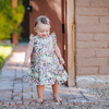 Kalani Ruffle Sleeve Dress Set, Watercolor Brush - Dresses - 2