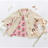 Trudy Double Breasted Trench Coat, Beige - Coats - 5