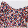 Raphaela Sleeveless Geometric Print Dress, Terracotta Tile - Dresses - 5