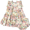 Kalani Ruffle Sleeve Dress Set, Watercolor Brush - Dresses - 5