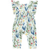 June Ruffle Sleeve Jumper, Paper Floral - Jumpers - 5