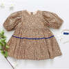 Maribelle 3/4 Puff Sleeve Dress, Mini Leopard - Dresses - 6