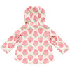 Rafa Zipper Raincoat, Pink Strawberries - Raincoats - 6