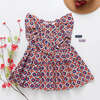 Raphaela Sleeveless Geometric Print Dress, Terracotta Tile - Dresses - 7