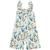 Ana Ruffle Neck Jumper, Paper Floral - Jumpers - 1 - thumbnail