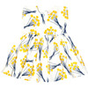 Adaline Cap Sleeve Dress, Yellow Pom Pom - Dresses - 1 - thumbnail