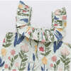 Ana Ruffle Neck Jumper, Paper Floral - Jumpers - 4