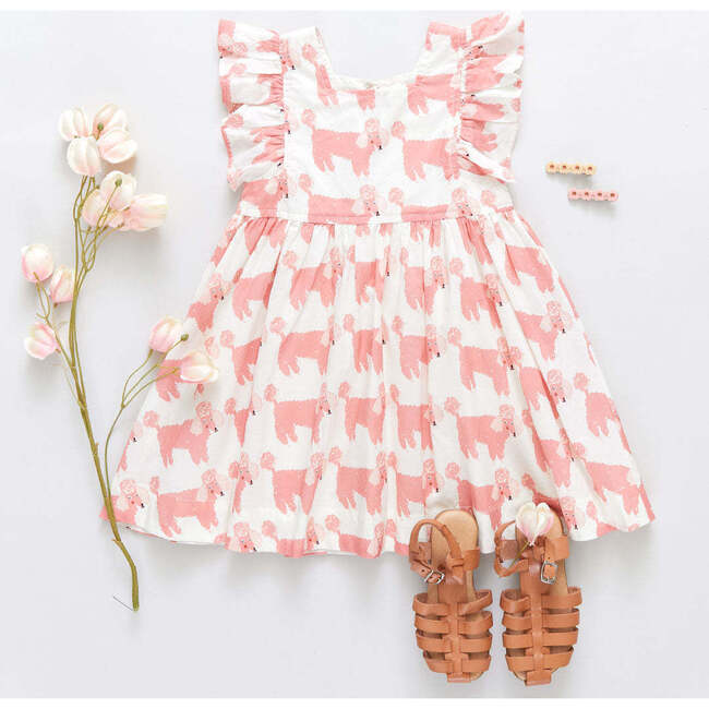 Elsie Square Neck Dress, Poodle Party - Dresses - 6