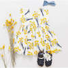 Adaline Cap Sleeve Dress, Yellow Pom Pom - Dresses - 5