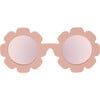 Polarized Flower: Rose Gold Mirrored Lens, Peachy Keen - Sunglasses - 1 - thumbnail