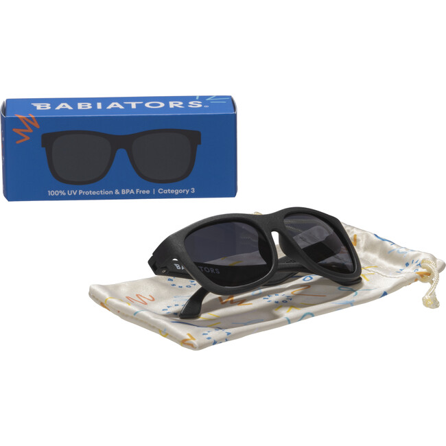 Original Navigator: Smoke Lens, Jet Black - Sunglasses - 3