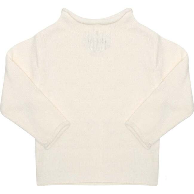 Rollneck Sweater in Antique White