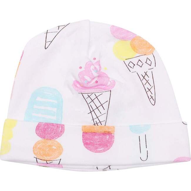 Ice Cream Receiving Hat, Pink