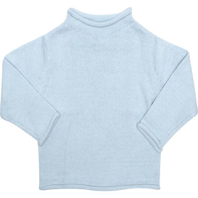 Rollneck Sweater in Light Blue - Sweaters - 1
