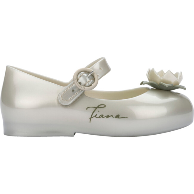 Sweet Love + Disney Princess BB Mary Jane, Metallic White & Green - Mary Janes - 2
