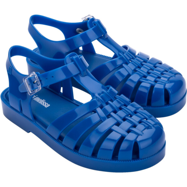 Possession Inf Sandal, Blue Mini Melissa Shoes Maisonette