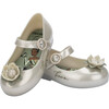 Sweet Love + Disney Princess BB Mary Jane, Metallic White & Green - Mary Janes - 4