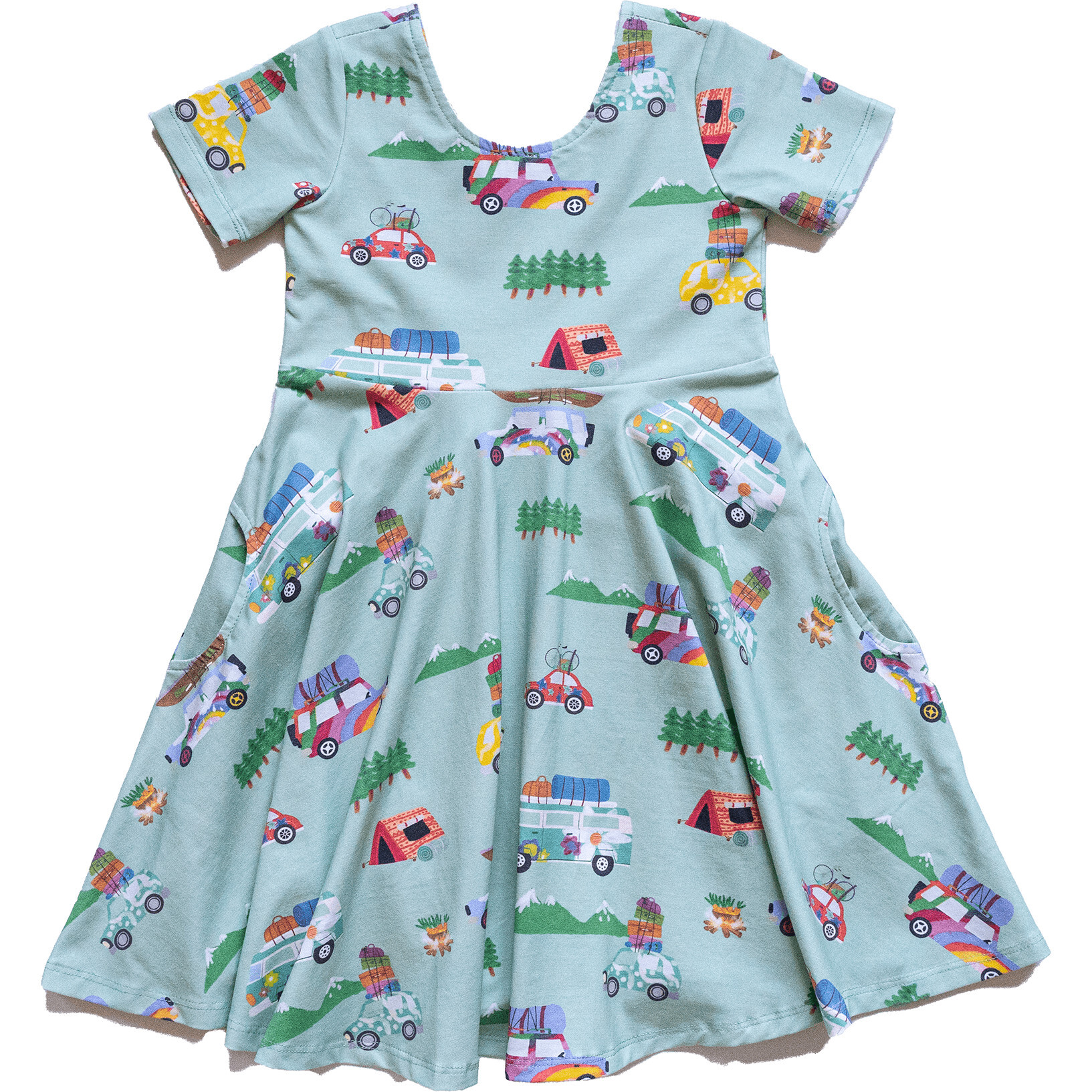 Journey Short Sleeve Dress, Roadtrip - Dresses - 1
