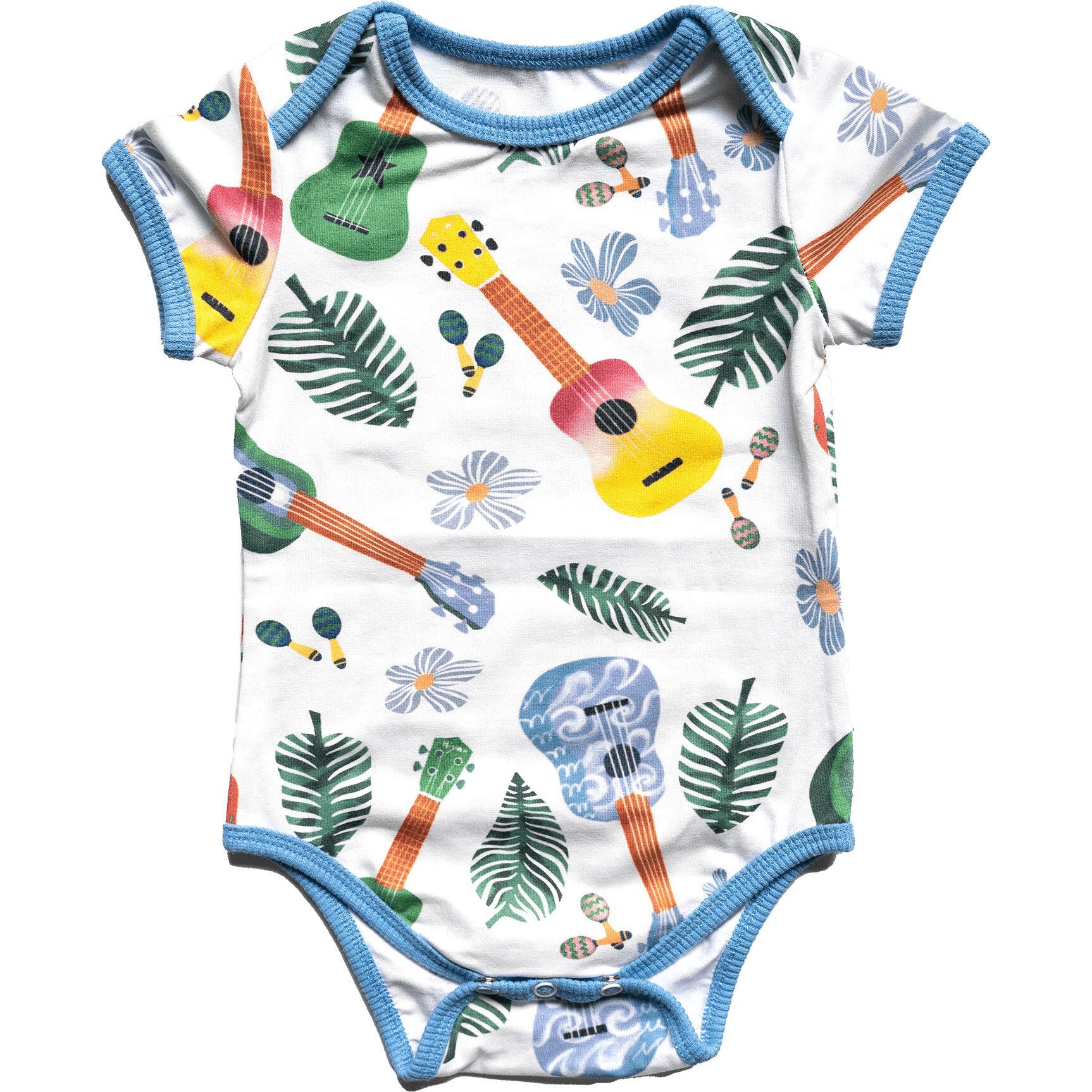 Wren Short Sleeve Body, Ukulele Party - Onesies - 1