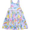 Alex Sleeveless Tier Dress, Rainbow Blocks - Dresses - 3