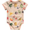 Wren Short Sleeve Body, Fruity Party - Onesies - 4