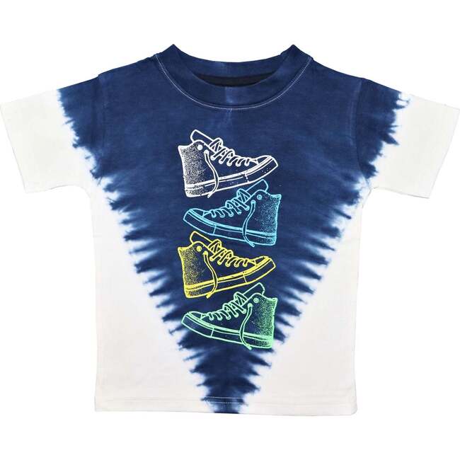 Kids Tie Dye Tee - Stacked Sneaker - Shirts - 1