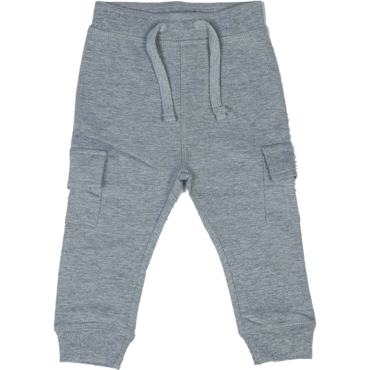 Kids Solid Pocket Joggers - Heather - Pants - 1