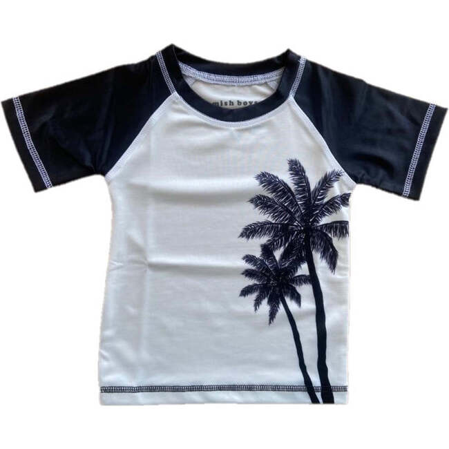 Kids Short Sleeve Rashguard - Palm - Mish Swim | Maisonette