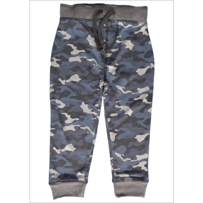Kids Navy Camo Jogger Pants - Pants - 1