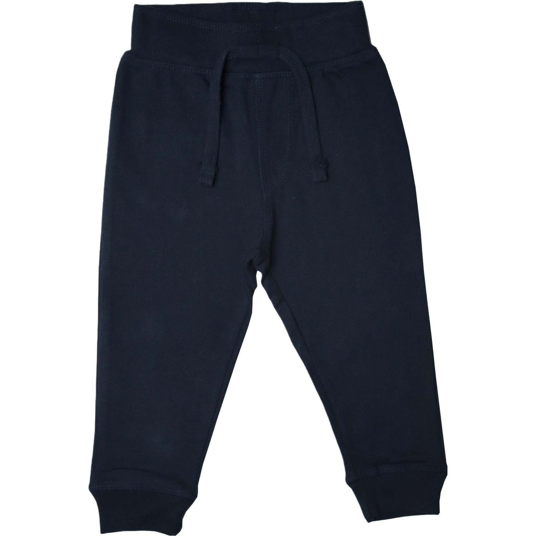 Kids Solid Jogger Pants - Navy - Pants - 1