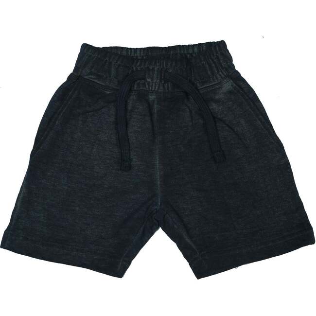 Kids Heathered Comfy Shorts - Heathered Navy - Shorts - 1