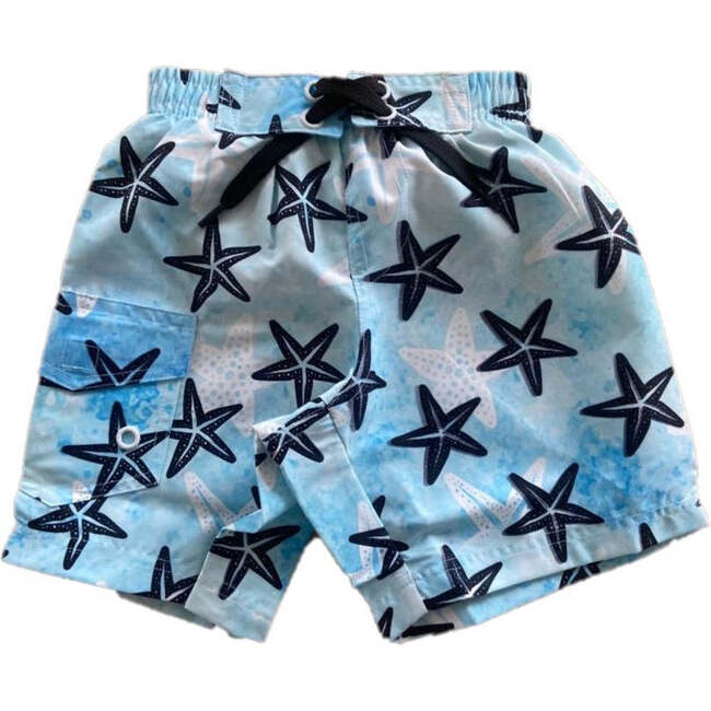 Kids Board Shorts - Starfish - Swim Trunks - 1