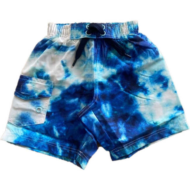 Kids Board Shorts - Tie Dye - Swim Trunks - 1
