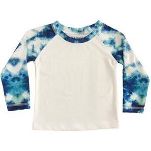 Baby Long Sleeve Rashguard - Ocean Tie Dye - Rash Guards - 1