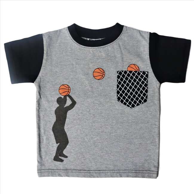 Kids Basketball Pocket Tee - Shirts - 1