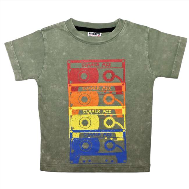 Kids Enzyme Tee - Mix Tape Stacked