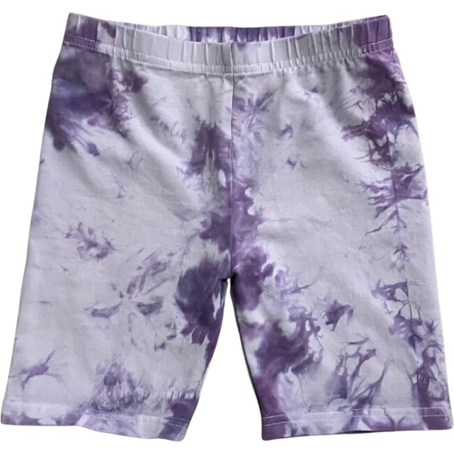 Tie-Dye Bike Shorts, Purple