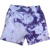 Tie-Dye French Terry Sweat Shorts, Purple - Shorts - 1 - thumbnail