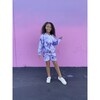 Tie-Dye French Terry Sweat Shorts, Purple - Shorts - 2